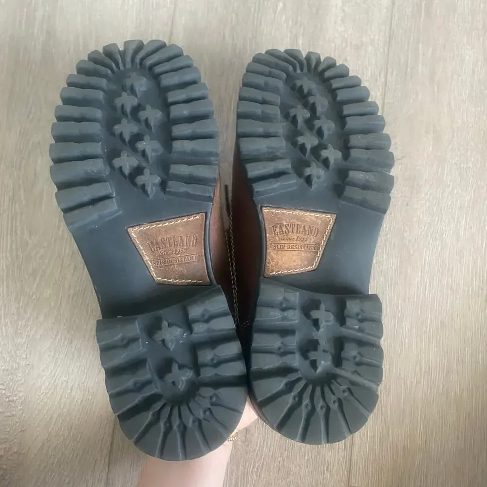 EASTLAND Mens Lacer Beams Dark Brown Leather Lace Up Boot Shoe Size 8.5 NEW‎ - Picture 6 of 8